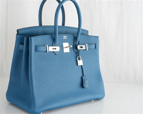 blue birkin bag price.